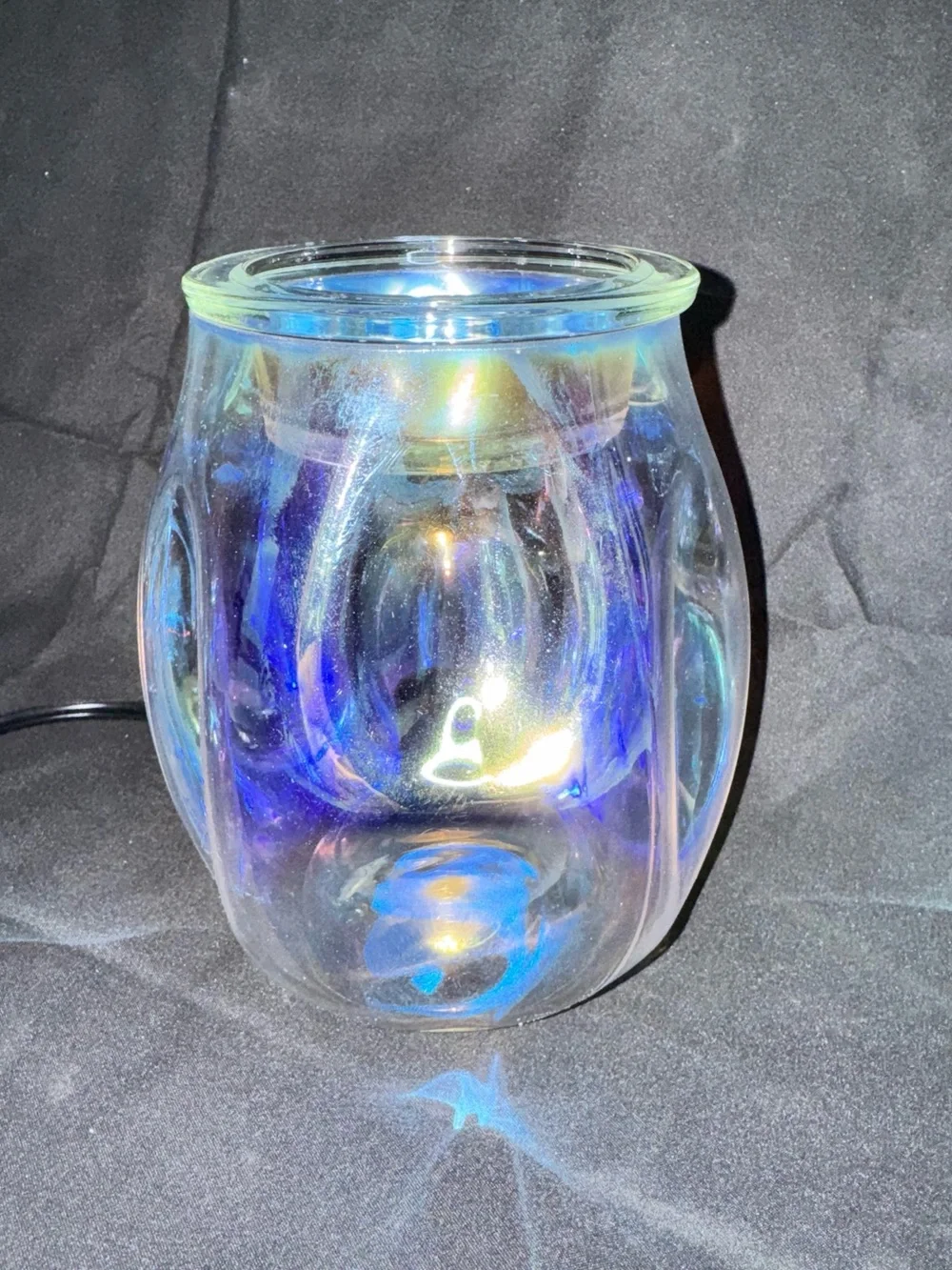 EUC Scentsy Bubbled Iridescent Wax Warmer
